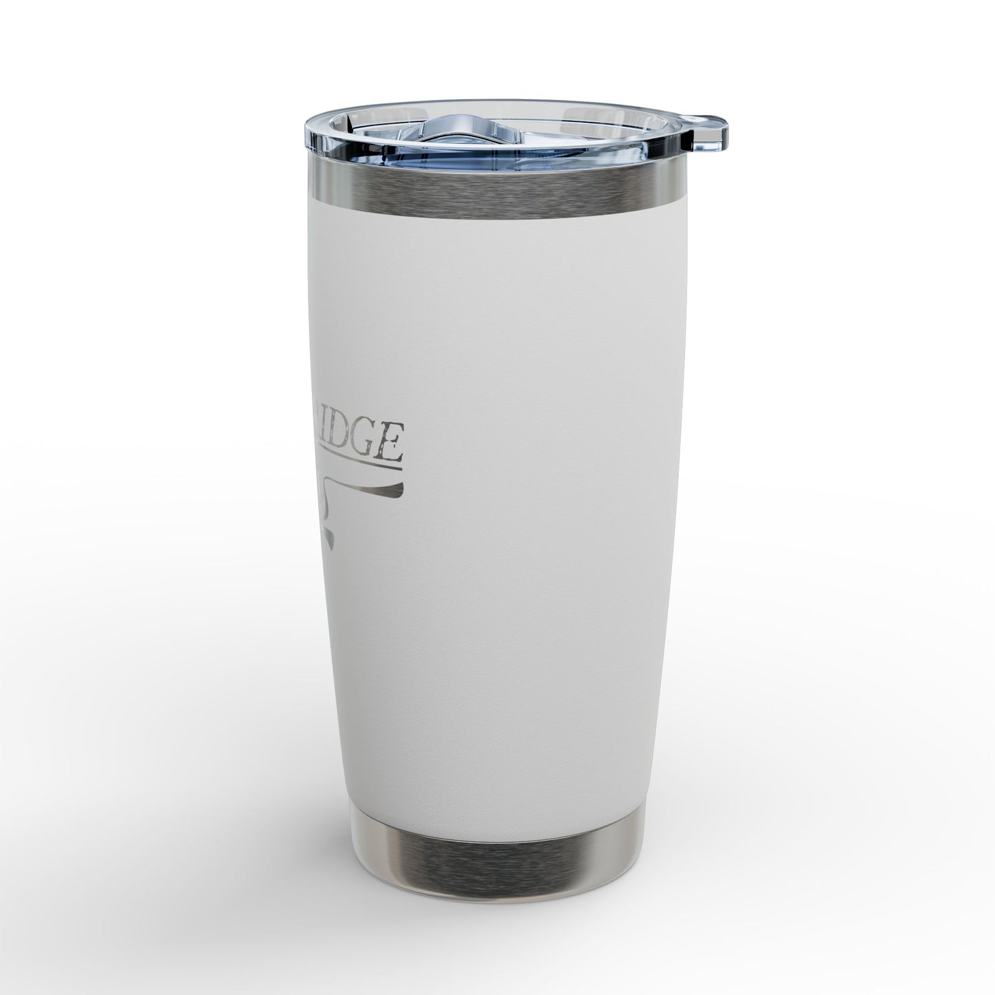 Iron Bridge Outfitters engraved stainless steel tumbler, 20oz