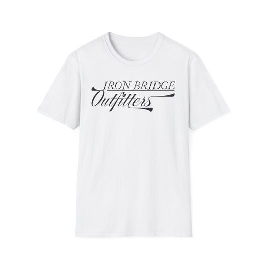 Iron Bridge Outfitters t-shirt with vintage script logo