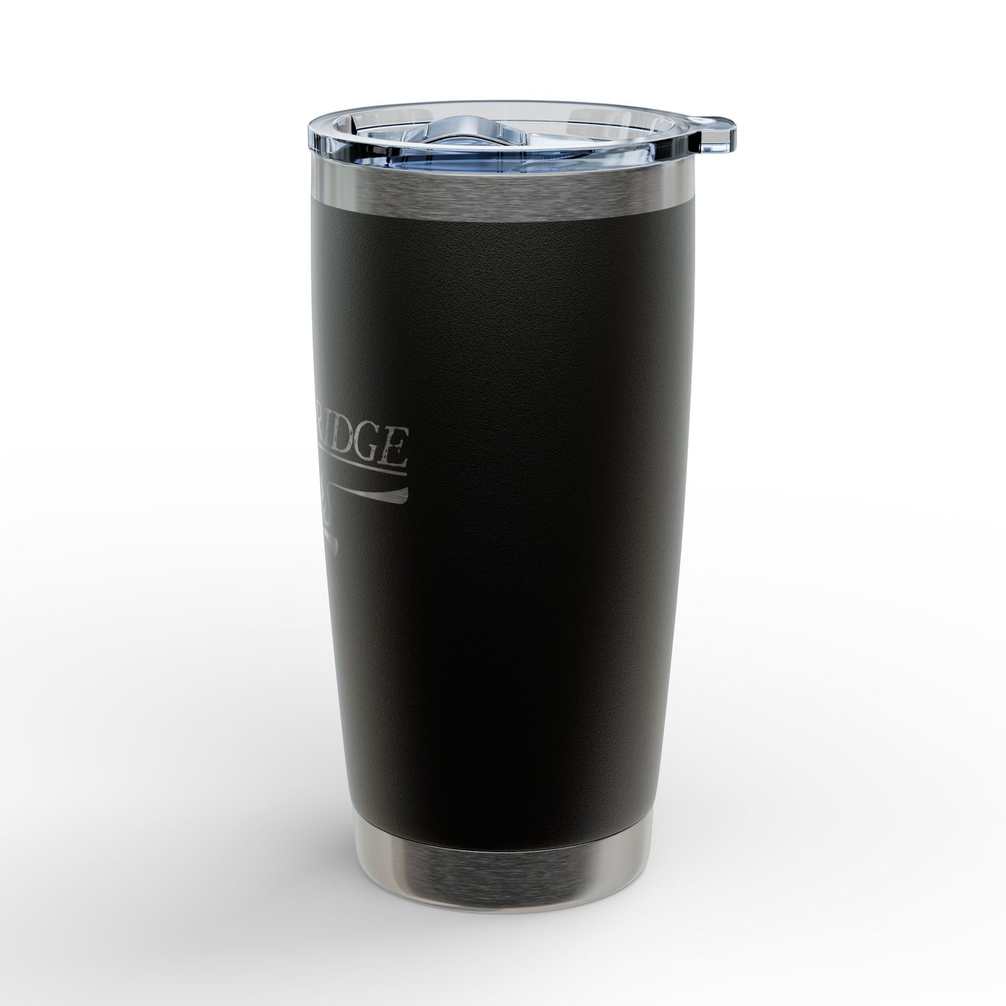 Iron Bridge Outfitters engraved stainless steel tumbler, 20oz