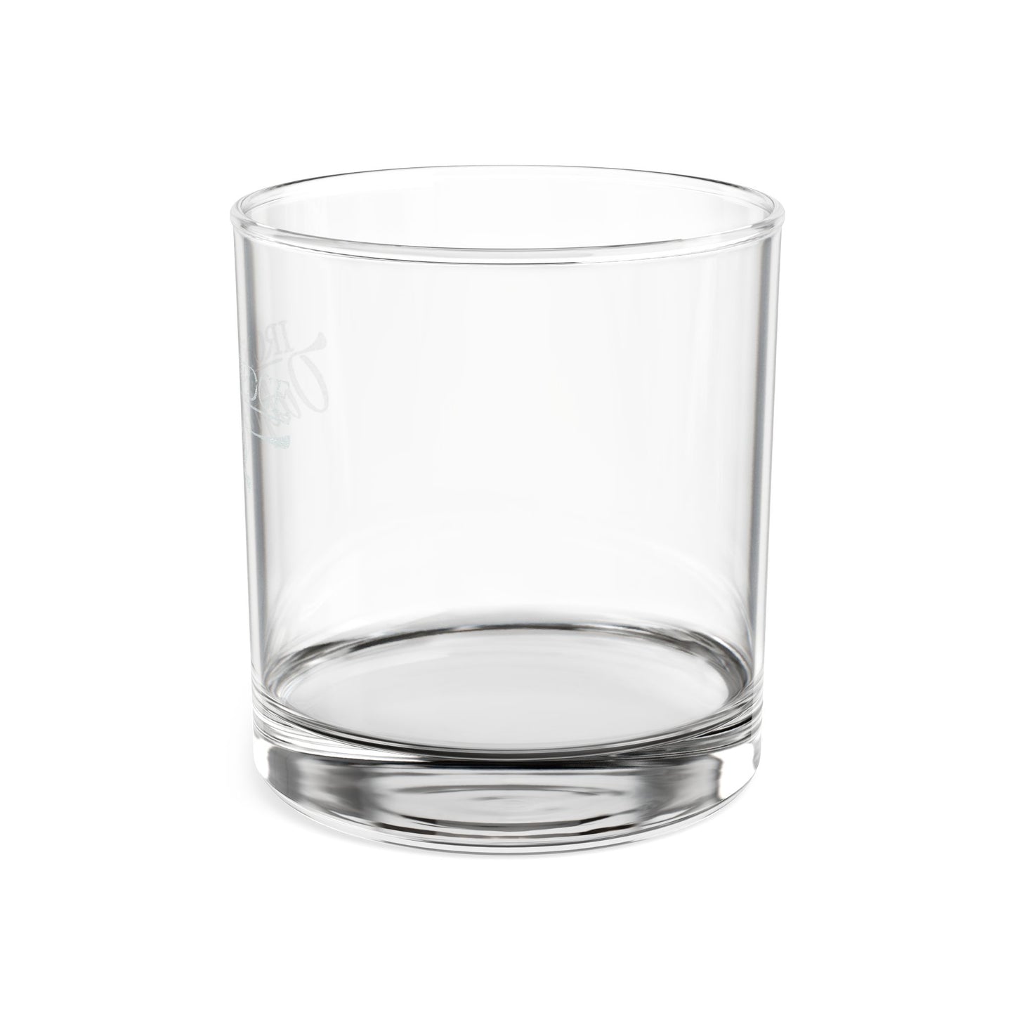 Iron Bridge Outfitters engraved whiskey rocks glass, 10.5oz