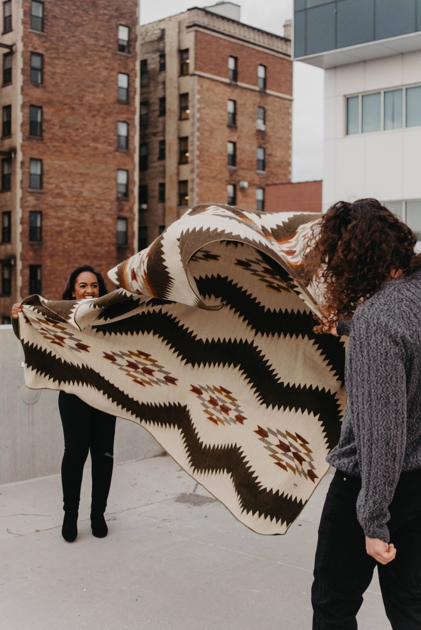 Beyond Borders Collective | Artisan-Made Blankets & Throws - Tsachila Blanket - Chocolate | home decor | Spring Decor