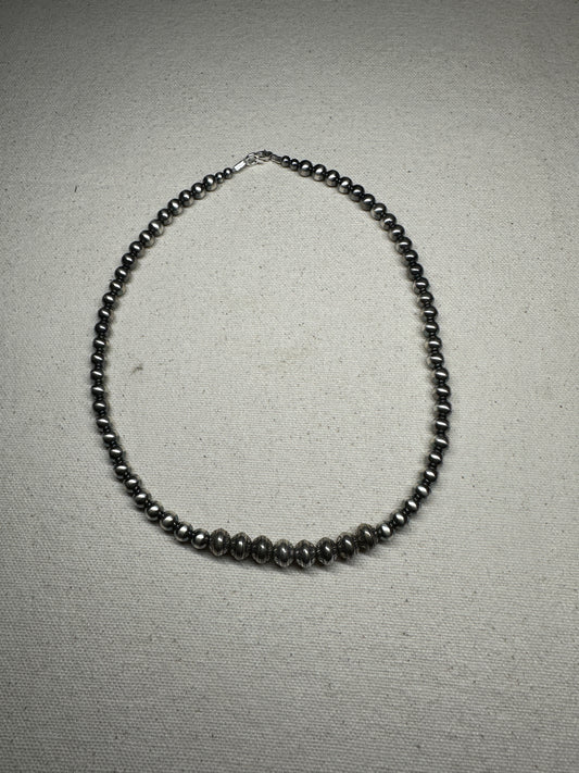 Sterling Silver pearls 16.5”