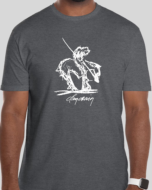 End of the Trail T-shirt, heather grey