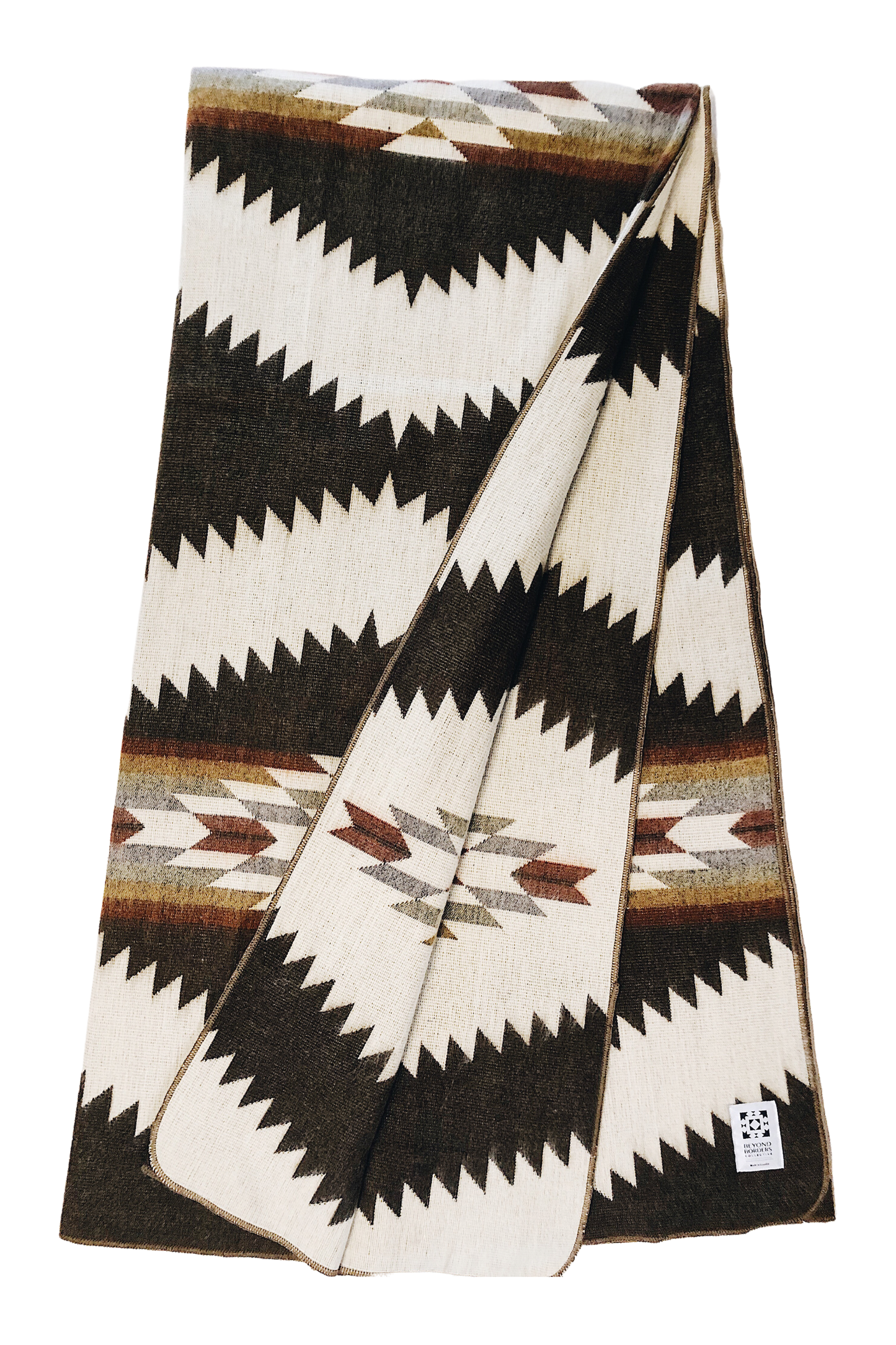 Beyond Borders Collective | Artisan-Made Blankets & Throws - Tsachila Blanket - Chocolate | home decor | Spring Decor