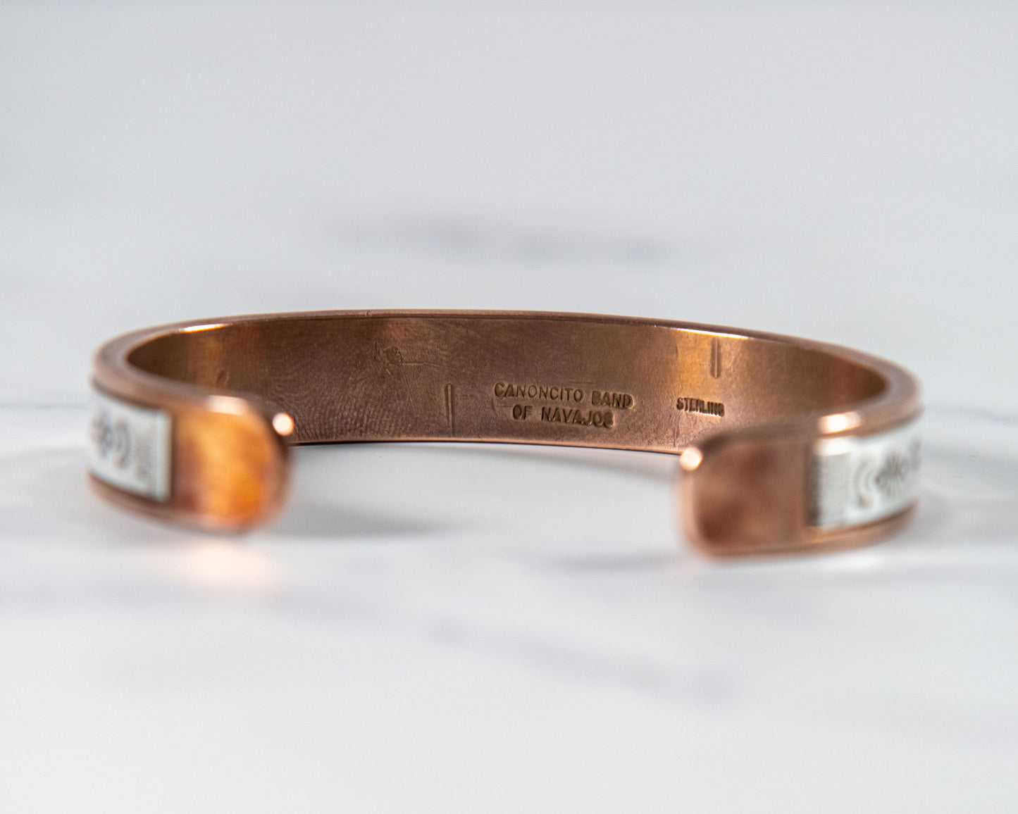 Native American made men's cuff, extra large, additional view