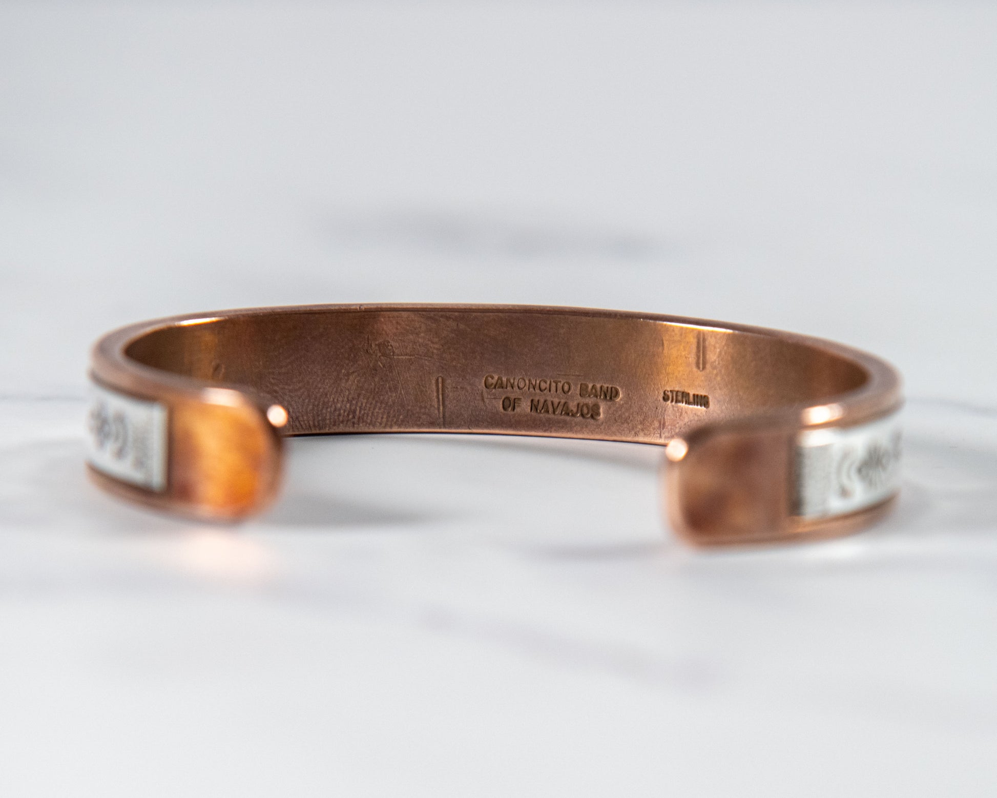 Native American made men's cuff, extra large, additional view